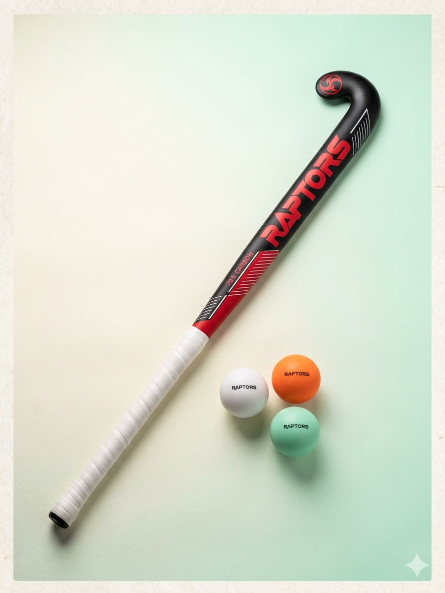 Ultimate Raptors 70% carbon Field Hockey Stick - Image 3